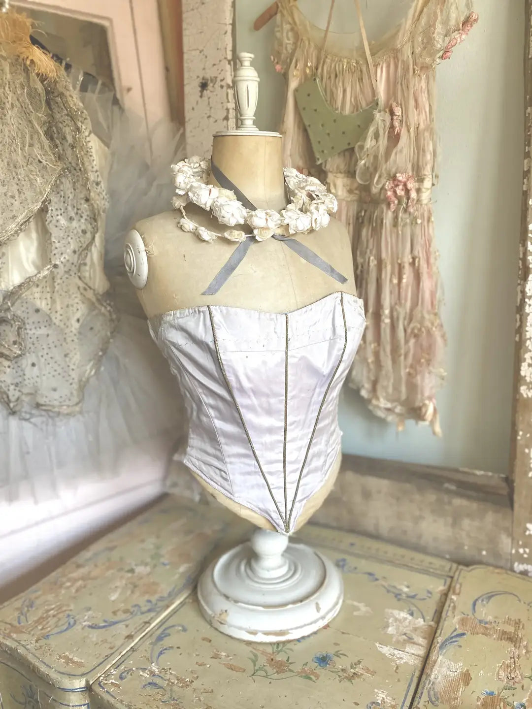 Vintage German Ballet Costume Corset