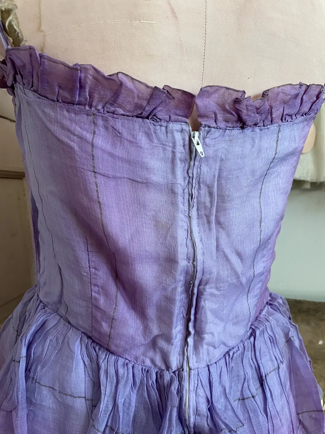 Vintage Ombre Lavender Ballet Dance Costume Dress