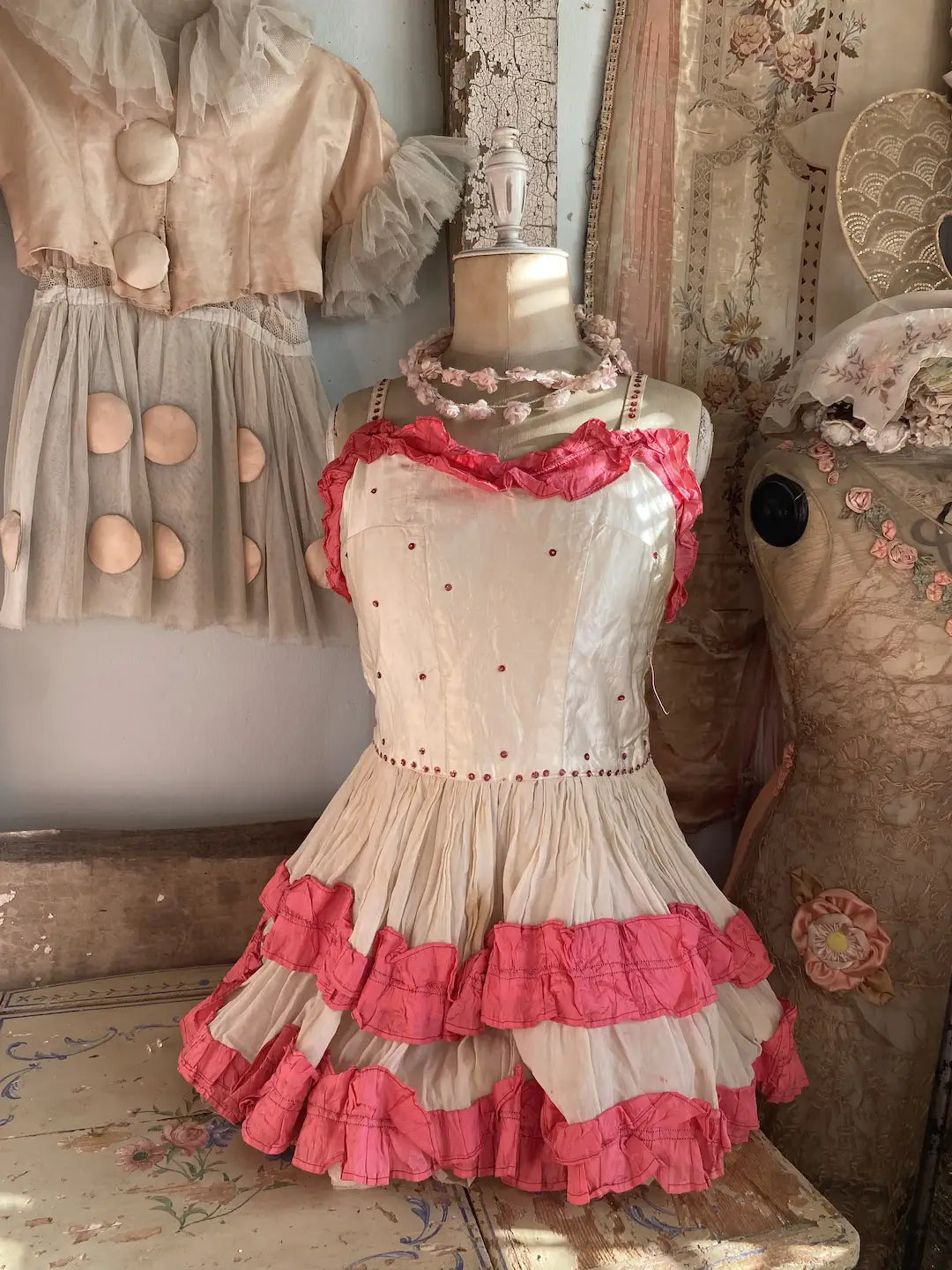 Vintage Showgirl Dance Ballet Costume