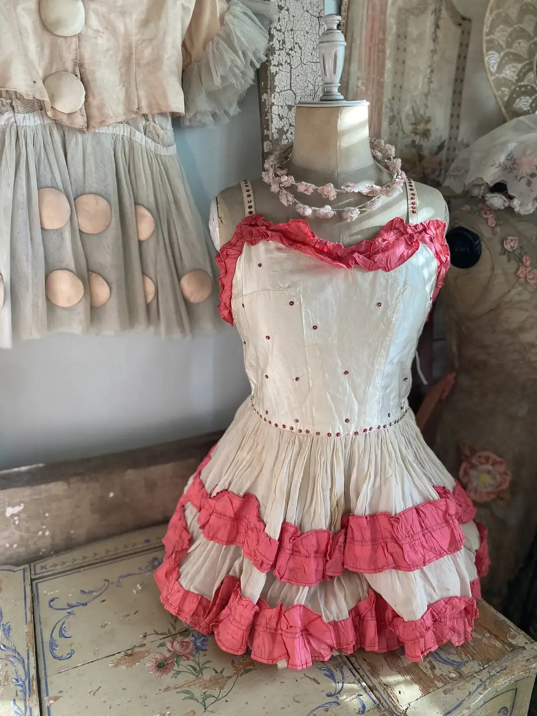 Vintage Showgirl Dance Ballet Costume