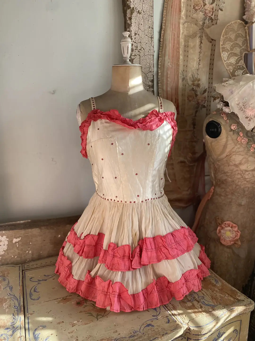 Vintage Showgirl Dance Ballet Costume