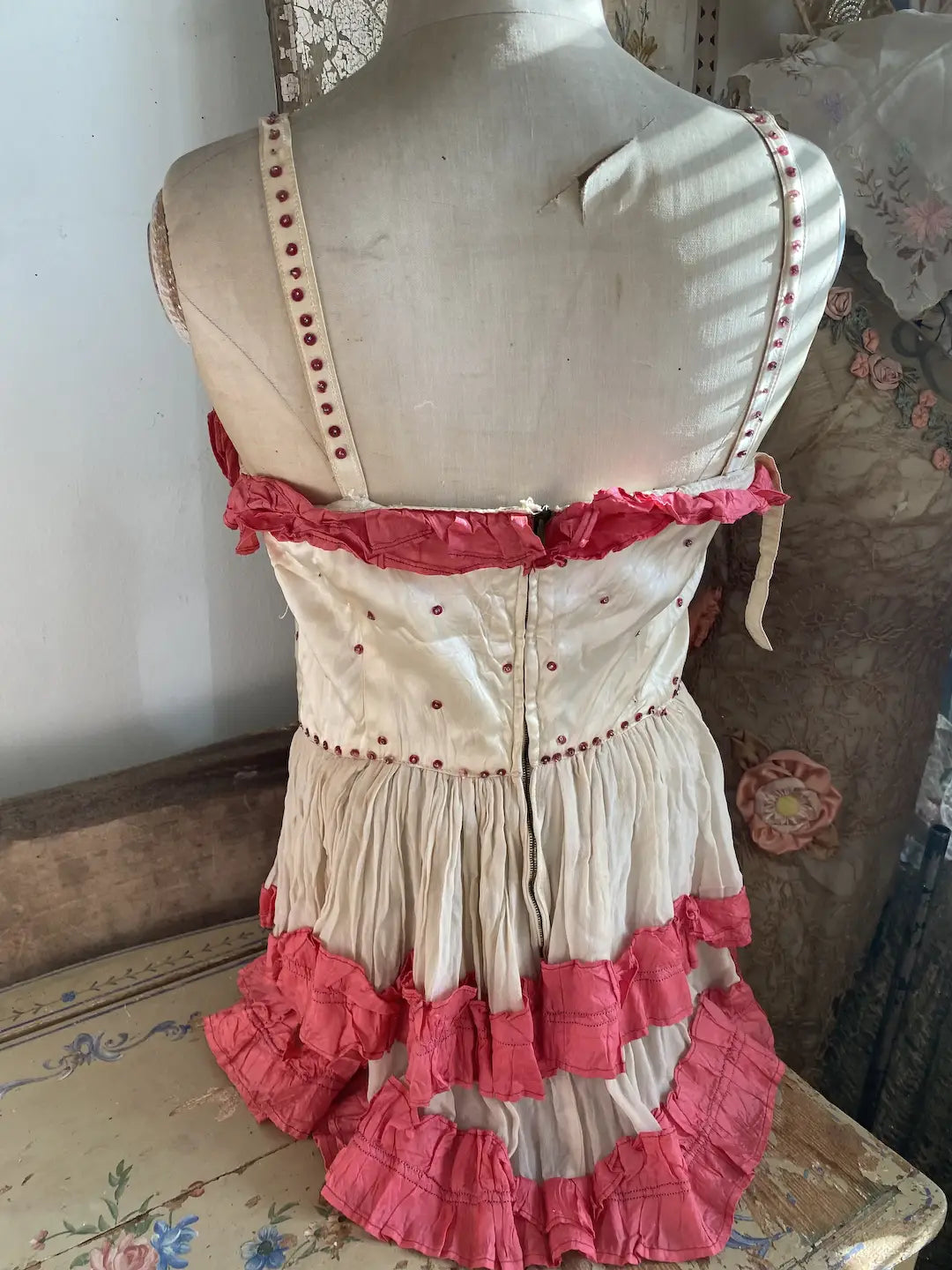Vintage Showgirl Dance Ballet Costume