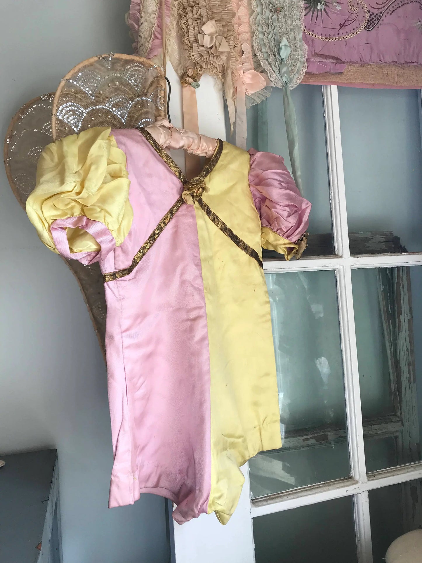 Antique Ballet Theater Jester Costume Pink