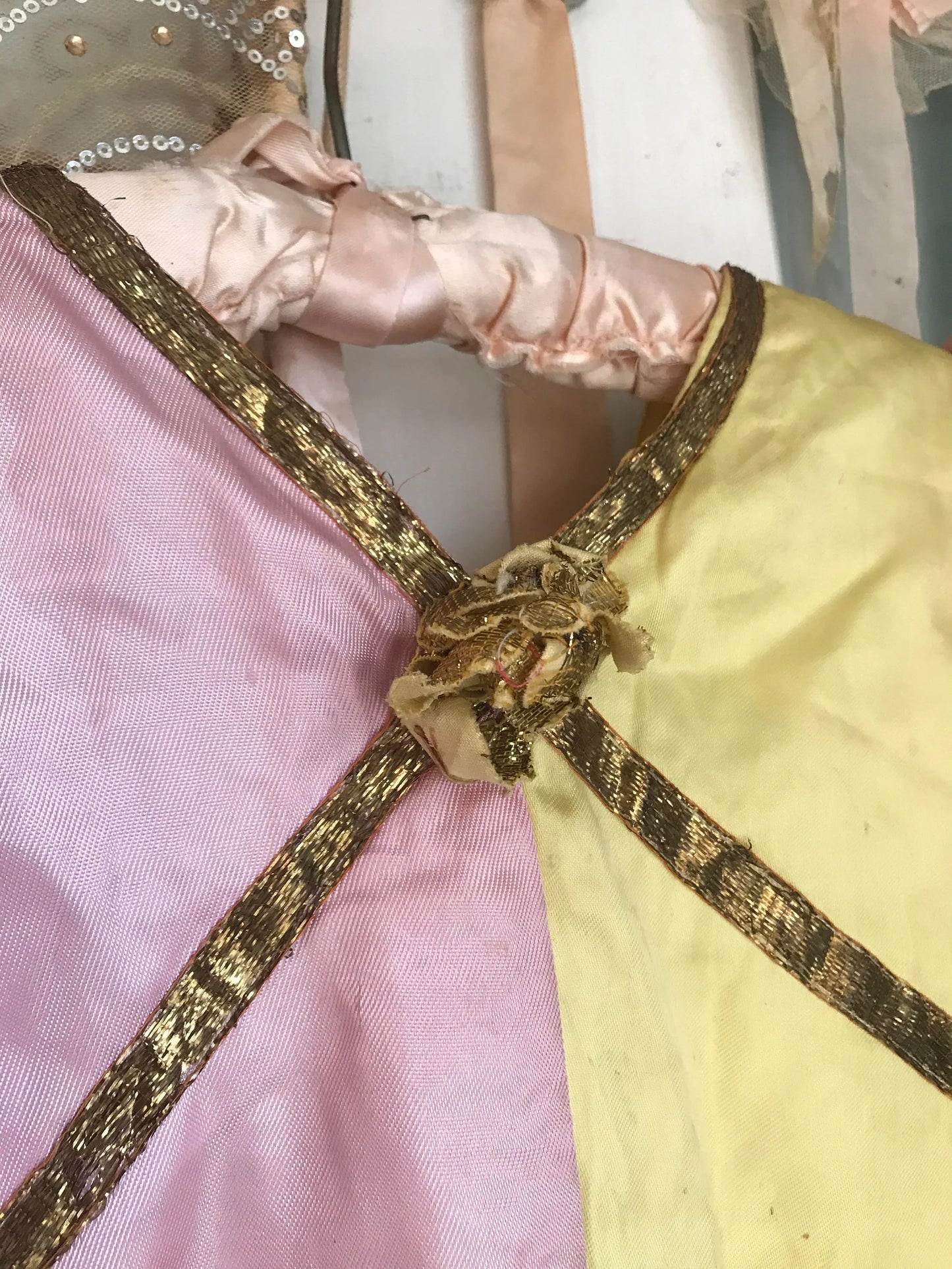 Antique Ballet Theater Jester Costume Pink