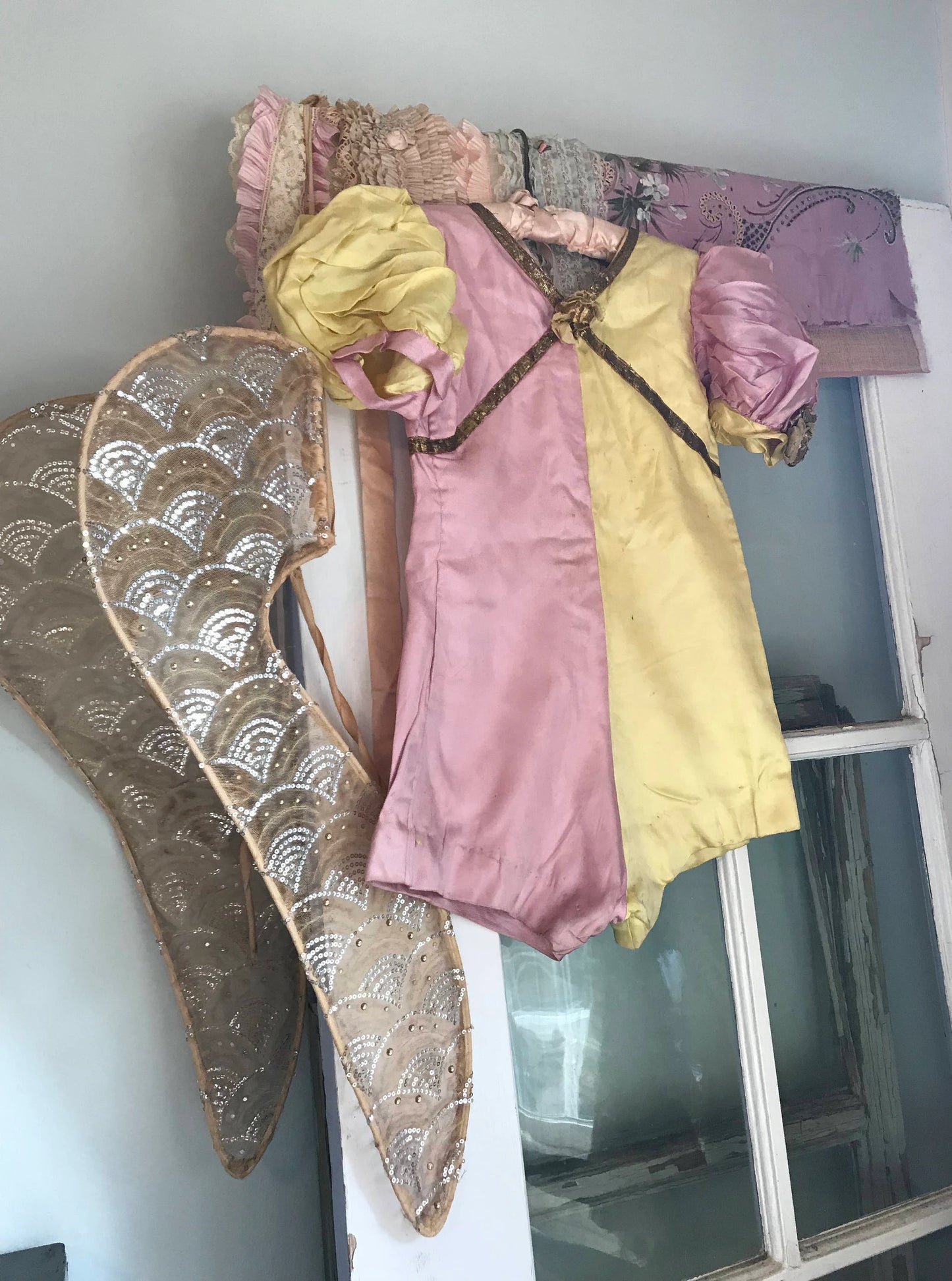 Antique Ballet Theater Jester Costume Pink